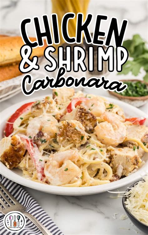 Chicken And Shrimp Carbonara Dinner The Best Blog Recipes