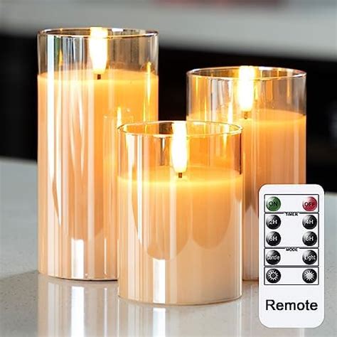 Lushabor Flameless Candles Battery Operated Candles With