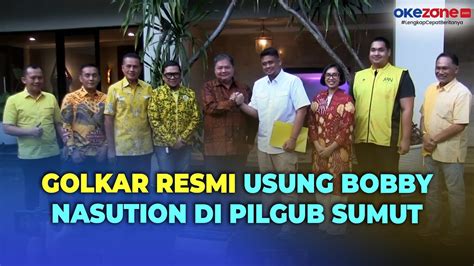 Golkar Resmi Usung Bobby Nasution Di Pilgub Sumut Airlangga Tokoh