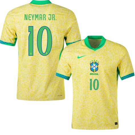 Maillot Bresil Domicile Neymar Jr Foot Soccer Pro