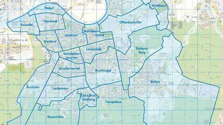 Offenbach Hessen Stadt Wird In Neue Stadtteile Aufgeteilt