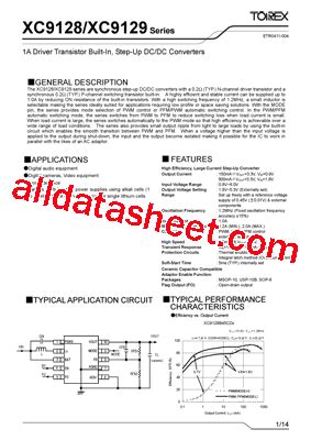 Xc Datasheet Pdf Torex Semiconductor