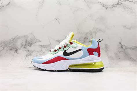 Nike Air Max 270 React Bauhaus Yellow Blue Red Shoes Ao6174 002 Air Max 270 Sepcleat