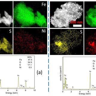 Stemdf Images And The Corresponding Edx Maps And Elemental Composition