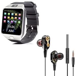 Techking Combo Pack Of Items Bluetooth Smartwatch Phone With Camera