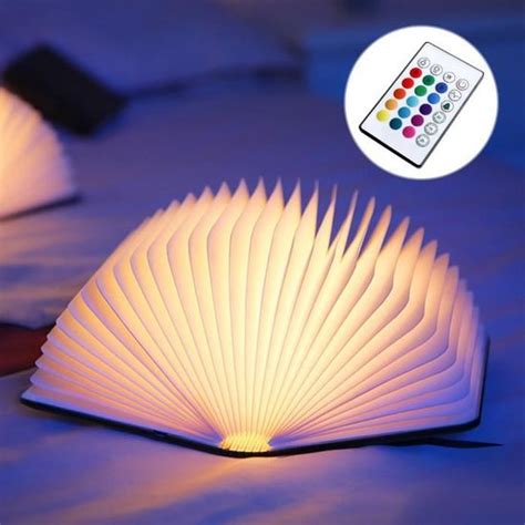 Livre Lampe Pliante LED Veilleuse De Livre Pliante 7 Couleurs 2500