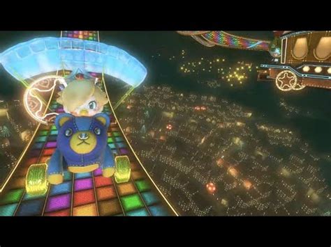 Mario Kart 8 DX Online Baby Rosalina Teddy Buggy Gold Wheels