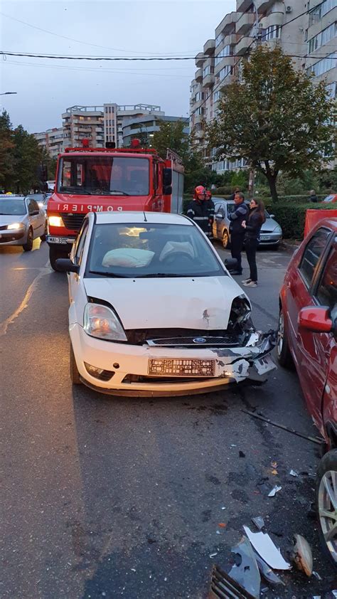 Accident In Lan Pe Dorobantilor Cu Patru Masini Implicate Foto