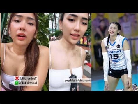 WOW PEMAIN VOLI CANTIK YOLLA YULIANA TANPA JERSEY BIKIN GAGAL FOKUS