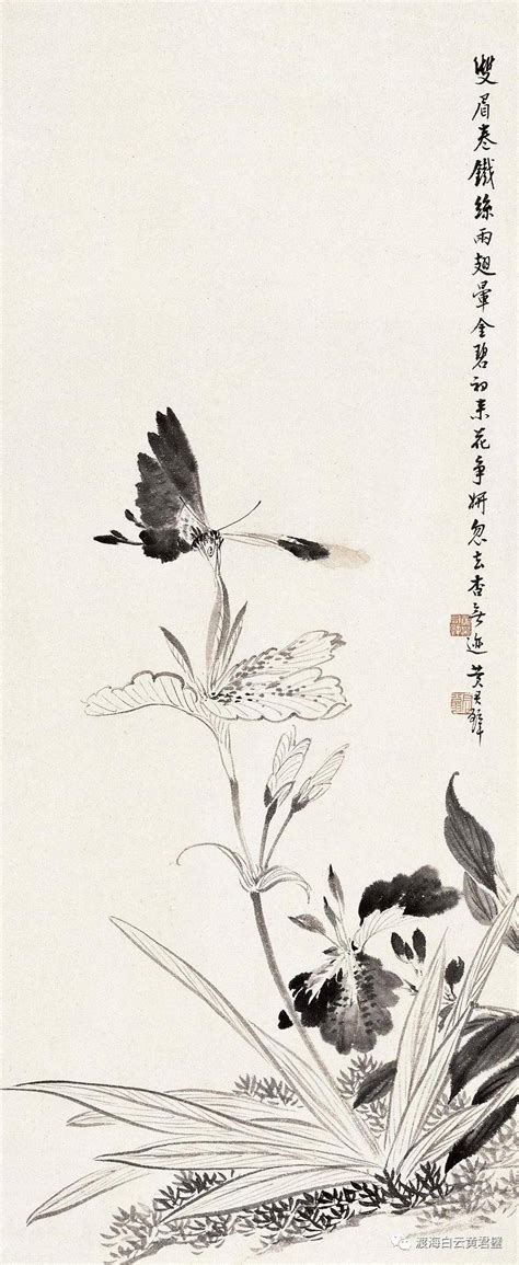 黄君璧10幅经典花鸟画，清新脱俗工笔