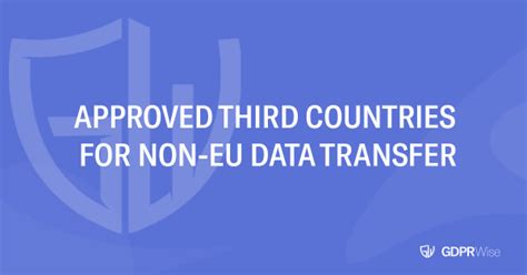 GDPR Adequacy Decisions Approved Third Countries