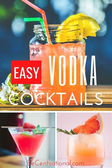 Vodka Cocktails 10 Easy Vodka Cocktail Recipes Vodka Cocktails Easy