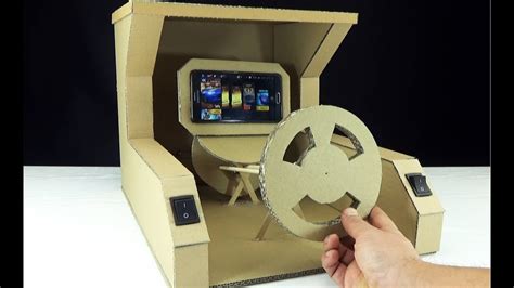 How To Make Gaming Steering Wheel For Smartphone From Cardboard YouTube