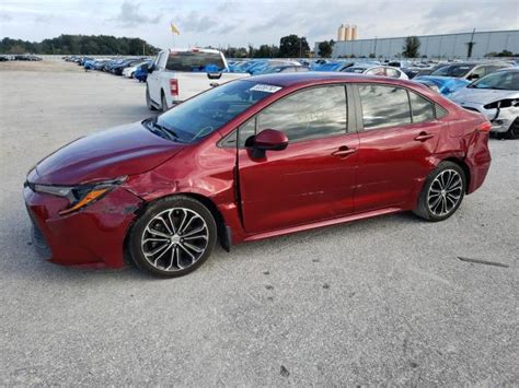 2022 TOYOTA COROLLA LE For Sale FL ORLANDO NORTH Mon Jan 22