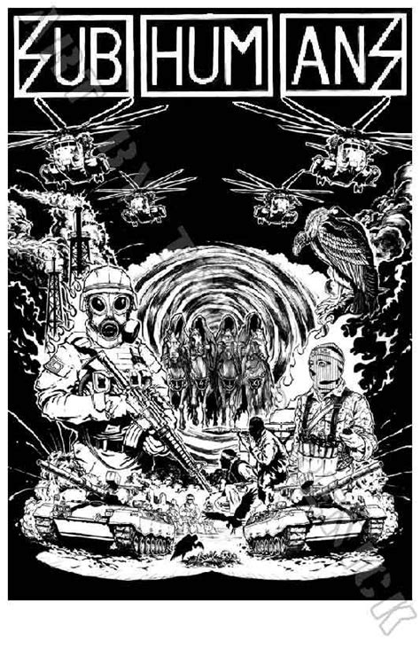 Subhumans Tour Poster By Trashe Trav On Deviantart