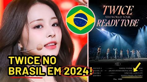 Show do TWICE no BRASIL é confirmado kpop twice YouTube