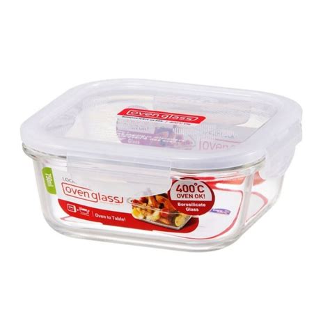 LocknLock Boroseal Heat Resistant Square Glass Container - 750ml — Cookware