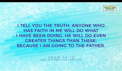 John 14:12 NIV | Christianity