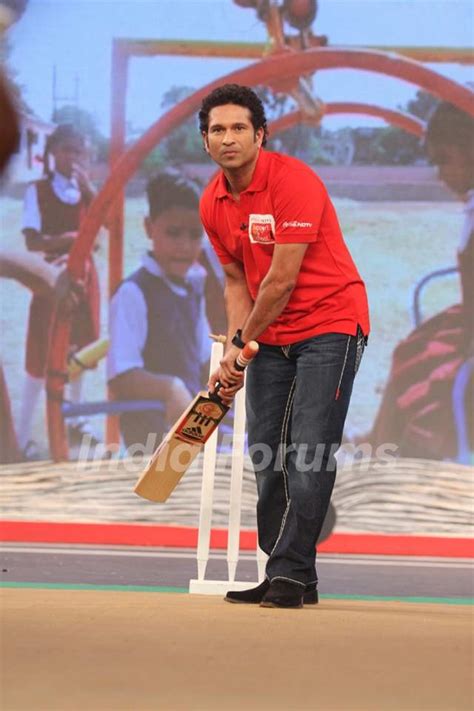 Sachin Tendulkar at Coca Cola Support My School Telethon Media