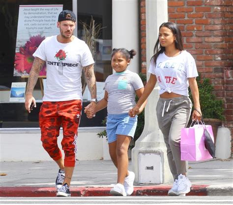 Photo Matt Pokora Sa Compagne Christina Milian Enceinte Et Sa Fille