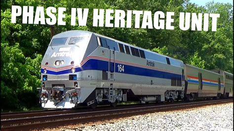 Amtrak 164 Phase Iv Heritage Unit At Point Of Rocks Md Youtube