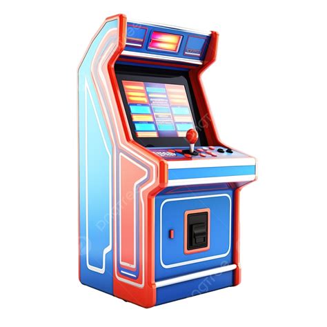 Arcade Machine Illustration 3d Arcade Machine Game Png Transparent