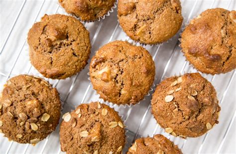 Apple Cinnamon Bran Muffins Recipe | Jan's Food Steps