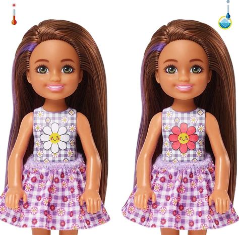 Barbie Chelsea Dolls And Accessories Color Reveal Small Doll Picnic