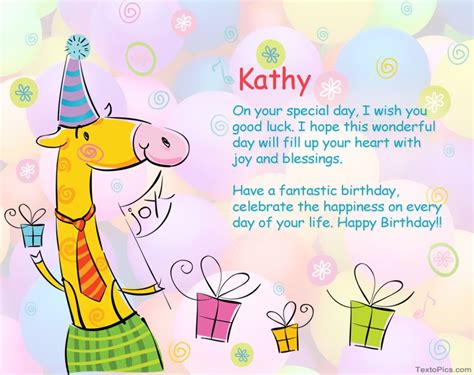 Happy Birthday Kathy pictures congratulations.