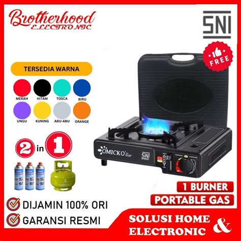 Jual BISA COD PAKET LENGKAP WELHOME OMICKO KOMPOR PORTABLE ULTRA