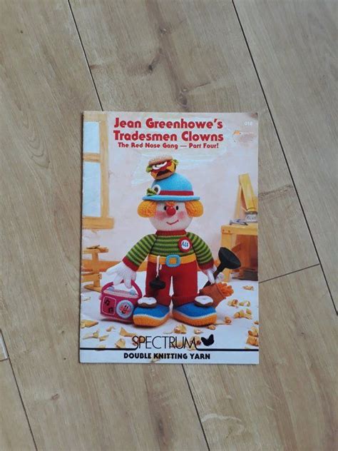 Jean Greenhowe S Tradesmen Clowns The Red Nose Gang Part Etsy Uk