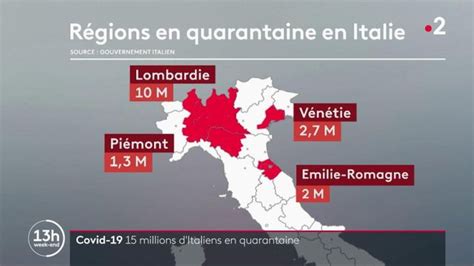 Covid 19 15 millions d Italiens placés en quarantaine