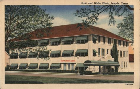 Scott and White Clinic Temple, TX Postcard