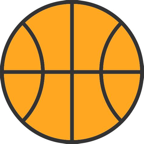 Pelota De Baloncesto Iconos Gratis De Deportes