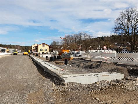 Hier Entsteht Der Neue Bahnsteig In Althengstett W Rttembergische