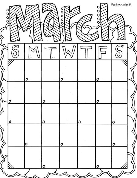 19 Best Printable Calendars Images On Pinterest Adult Coloring