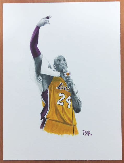 Kobe Bryant portrait 2016