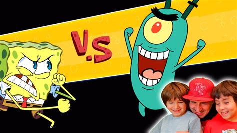 DERROTAMOS A PLANKTON!! BOB ESPONJA a la CAZA de la CANGREBURGER - YouTube