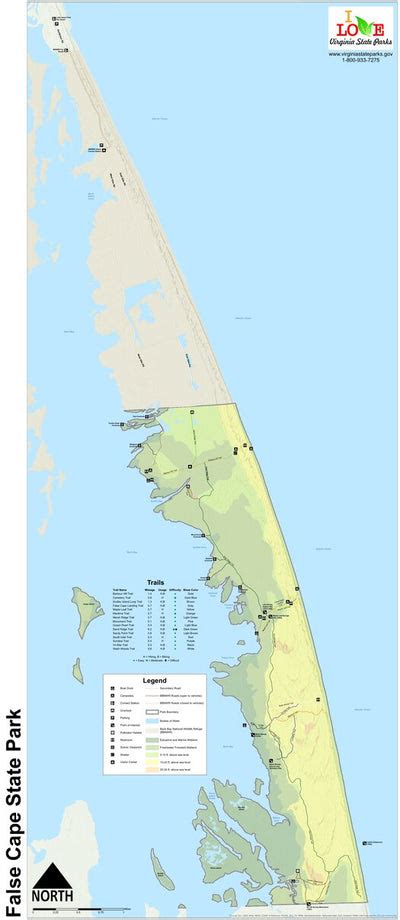 False Cape State Park map by Virginia State Parks - Avenza Maps ...