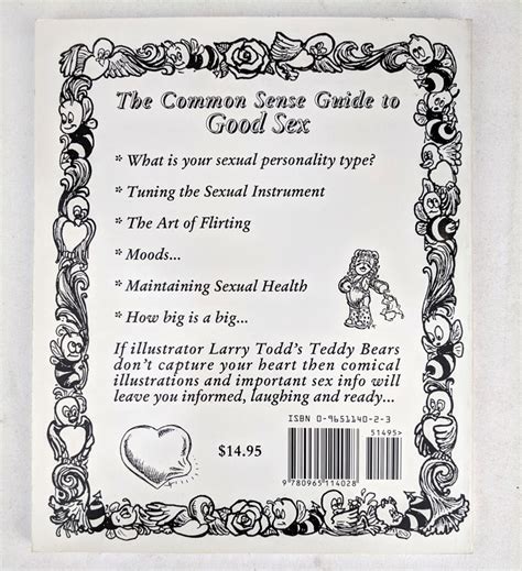 The Common Sense Guide To Good Sex The Book Merchant Jenkins