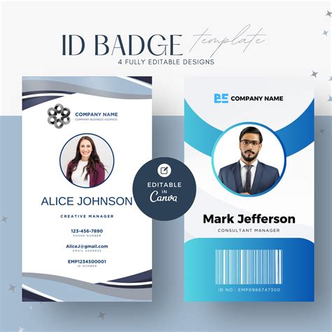 Printing manuals explain why the ID badge size must be precise 33