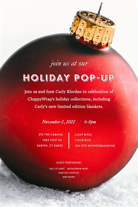 Holiday Pop-Up Shop – ChappyWrap