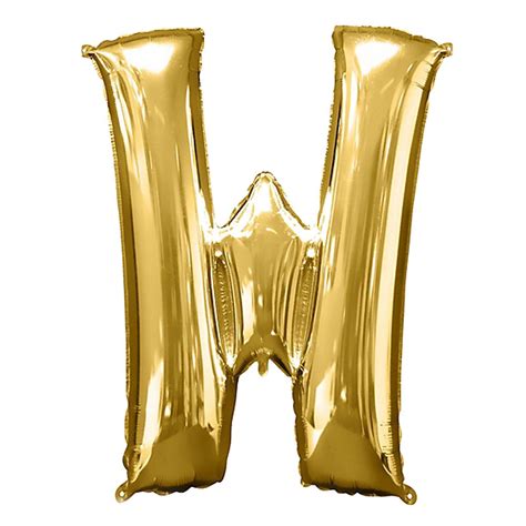 Gold Mylar Foil Letter Helium Balloons Birthday Party W