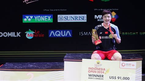 Rekap Hasil Final Indonesia Open 2024 China Rebut 4 Gelar Auto Pesta