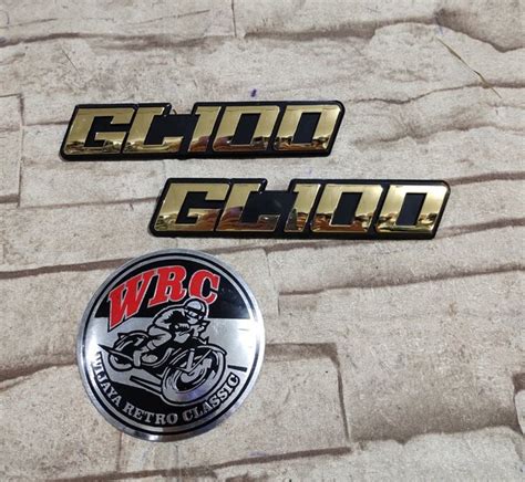 Jual Emblem Box Aki Accu Honda Gl Gl Di Lapak Wijaya Retro