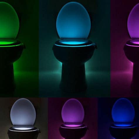 Smart PIR Motion Sensor Toilet Seat Night Light 8 Grandado