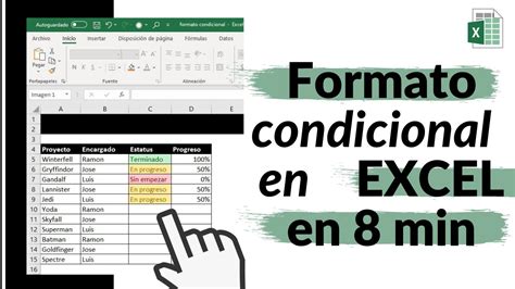 Formato Condicional En Excel Con Porcentajes Y Validación De Datos FÁcil Youtube