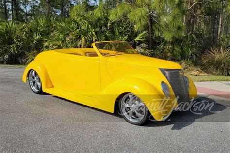 1937 Ford Custom Roadster Vin Fla127165 Classiccom