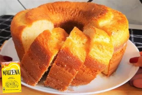 Como fazer um Delicioso Bolo de Maizena Receitas Da Vovó