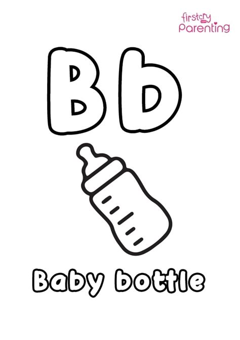 Easy Printable Letter B Coloring Pages for Kids